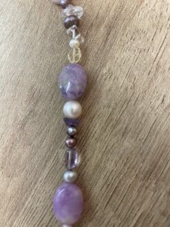 pearl and jasper necklace