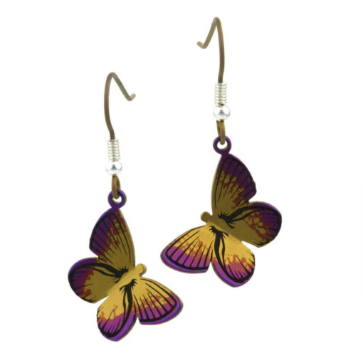 Titanium Butterfly Earrings