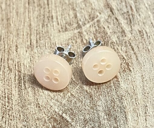 pink button stud