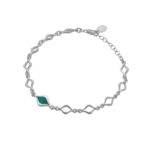 curved turquoise bracelet