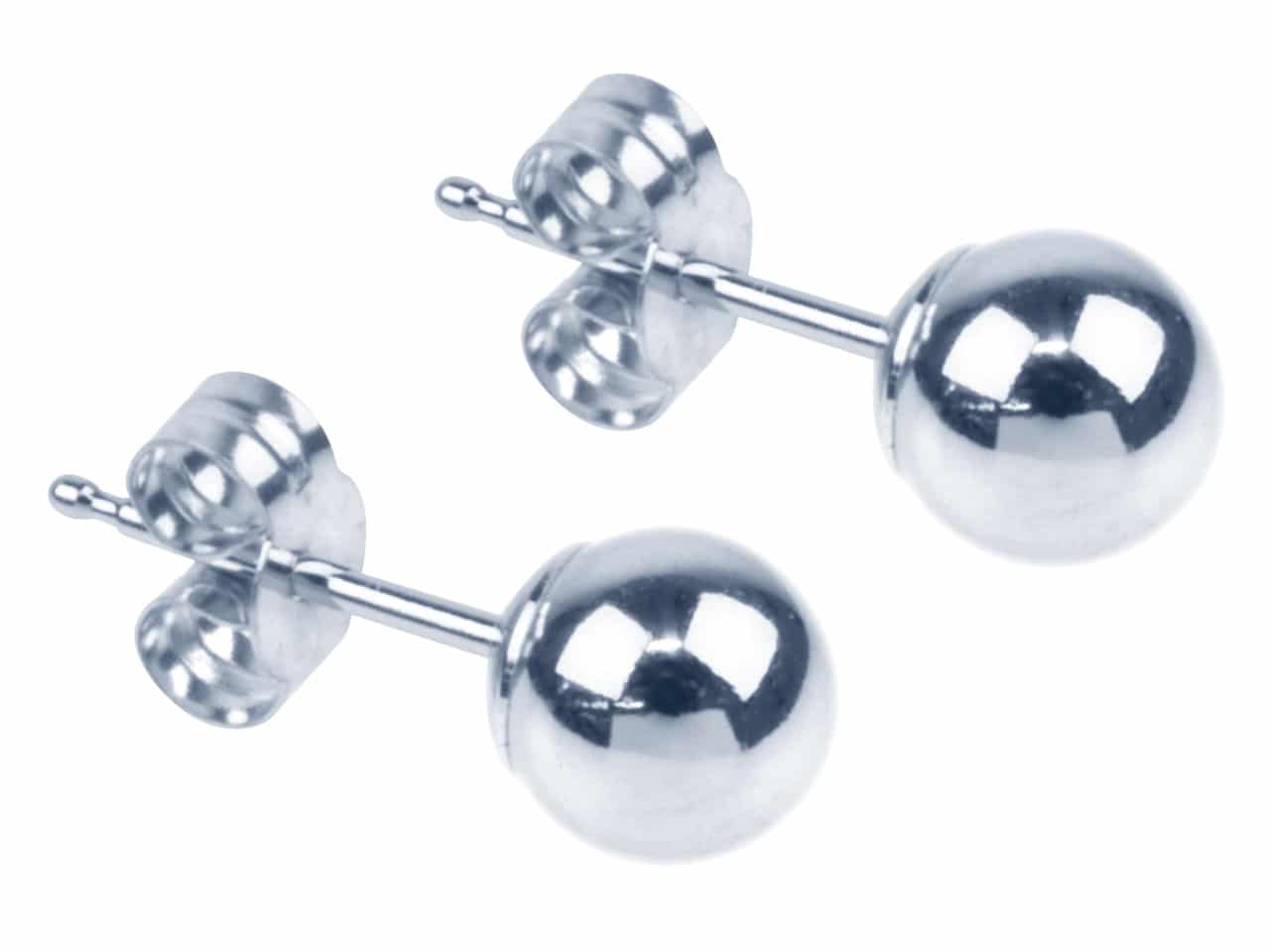 Sterling Silver Ball Stud Earrings - Godfrey Jewellers