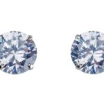 9Ct White Gold Earrings