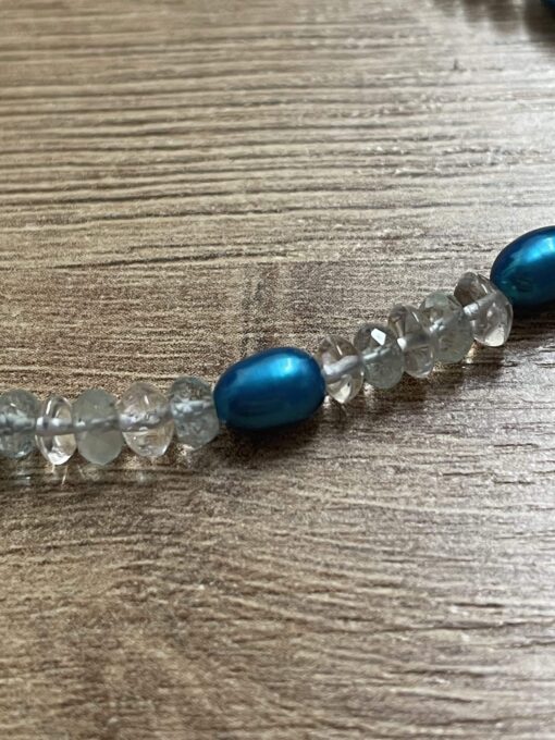 Handmade Turquoise And Pearl Bracelet UK
