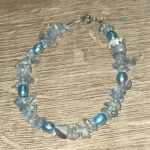 Handmade Aquamarine And Pearl Bracelet