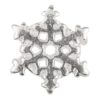 snowflake charm bead