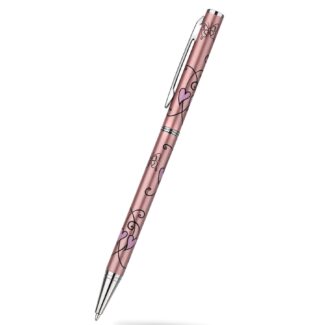 Sea Gems Pink Hearts And Butterflies Pen