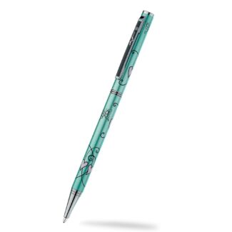 Sea Gems Green Hearts And Butterflies Pen
