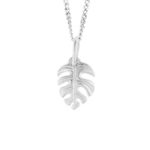 Sterling Silver Palm Leaf Pendant 1 Silver Palm Leaf Pendant