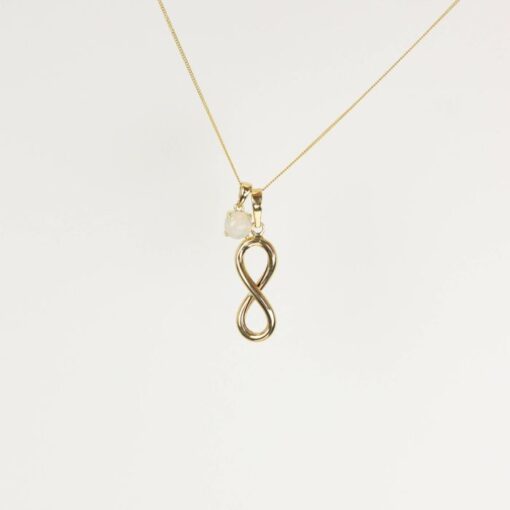gold infinity pendant