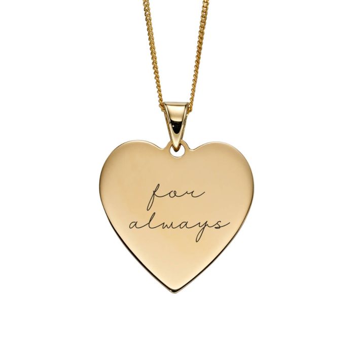Tiffany & Co Heart Tag Necklace in 18kt Yellow Gold. – Van Rijk