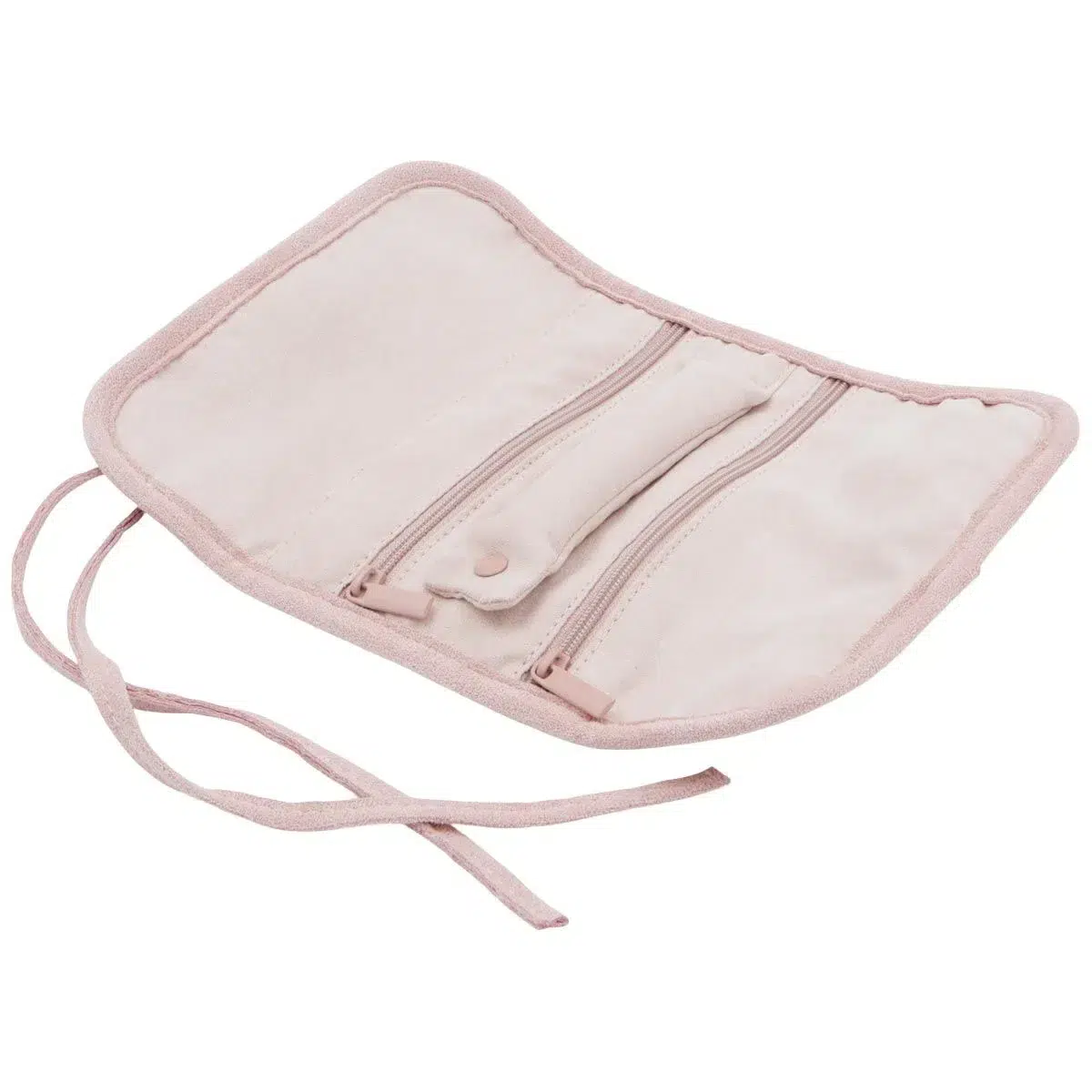 Faux Suede Jewellery Roll