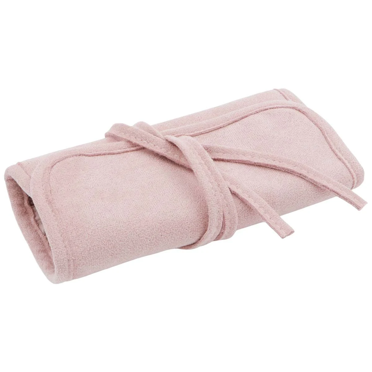 Faux Suede Jewellery Roll